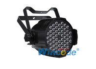 54pcs 3W RGBW LED Par Light With Linear Dimming For Stage Performance System,  Theatrical Performances