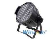 54pcs 3W RGBW LED Par Light With Linear Dimming For Stage Performance System,  Theatrical Performances