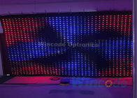 P10 Flexible LED Curtain Flash Effects 4m X 6m With Fireproof Fabric Material