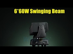 6*60W swingbalk bewegende staaf