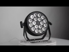 LED platte par up licht 18 leds RGBW 4 in 1 DMX Control voor