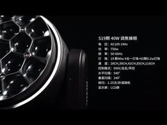 1940 B oog zoom led moving head