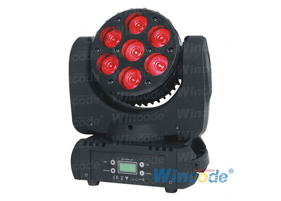 Goede prijs. Bewegend hoofd Disco Light 7pcs × 10 Watt, professionele podiumverlichting met 8° straalhoek online