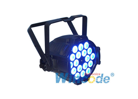 Goede prijs. 4 / 7 kanalen LED Par 64 Voor bruiloft, professionele podiumverlichting 18 × 10W online
