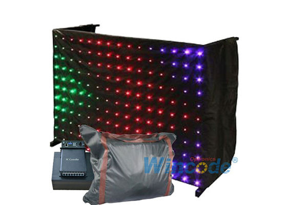Goede prijs. SMD RGB P20 Flexible LED Curtain Image Effects DMX512 Forms Sterrengordijnen online