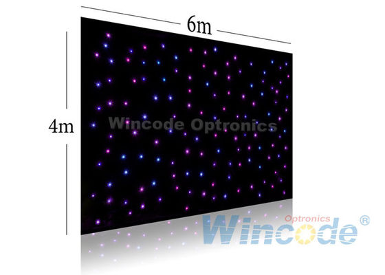 Goede prijs. Twinkle Effects LED Sterren Gordijn 4m X 6m, Led Light Gordijn Muur RGB / Eenkleurig online