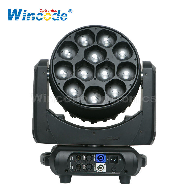 12×40W LED Moving Head Light With Zoom Pixel Function Beam Wash Effects